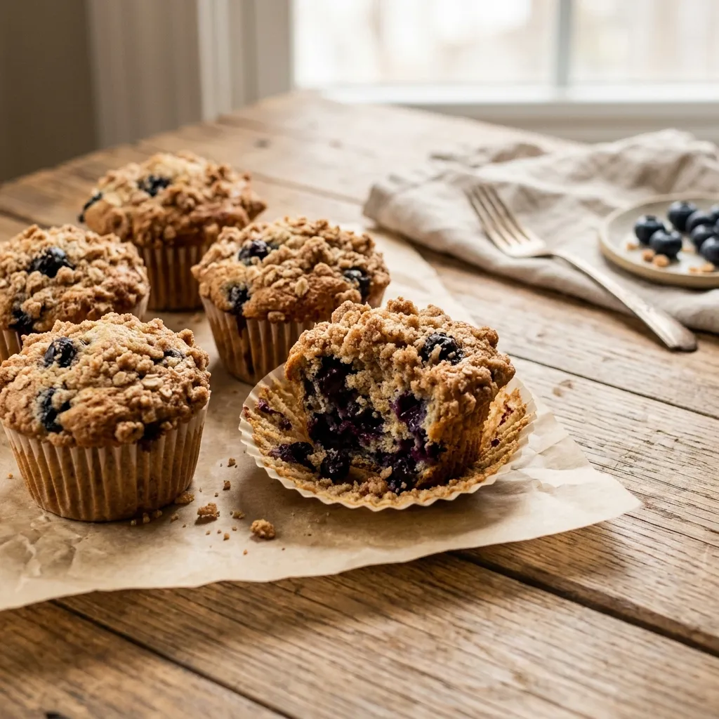 Blueberry Streusel Muffins